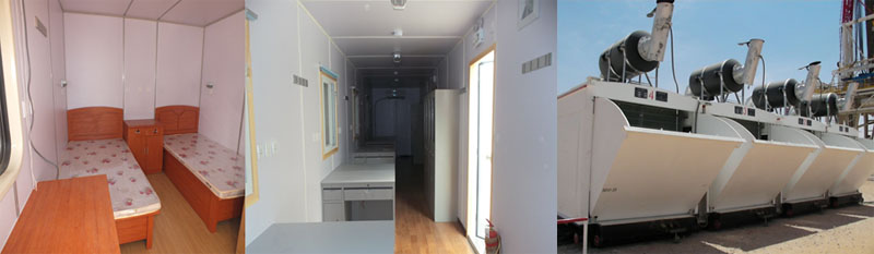 野營(yíng)房客廳，野營(yíng)房走廊